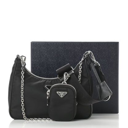 Prada Nylon Re-Edition 2005 Shoulder Bag Black 13 of 13