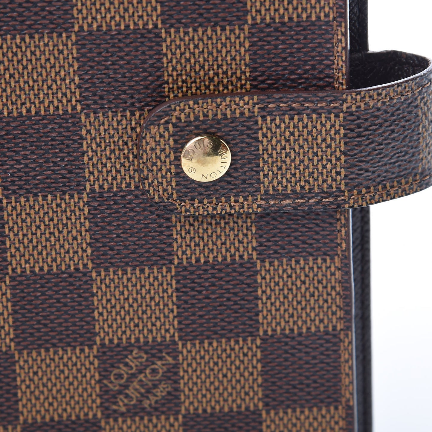 Damier Ebene Medium Ring Agenda Cover