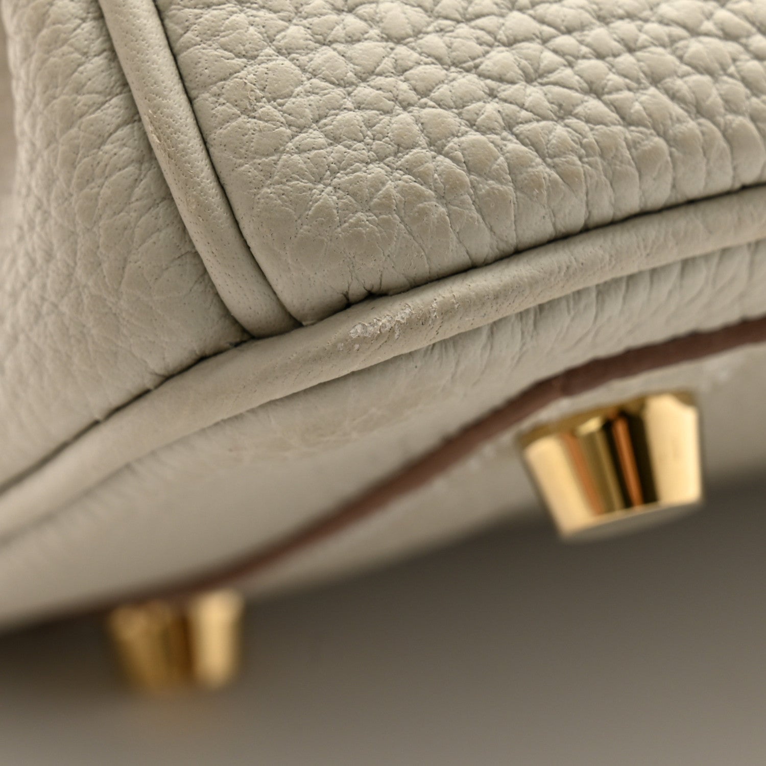 Hermes Togo Birkin 25 Gris Perle 10 of 11