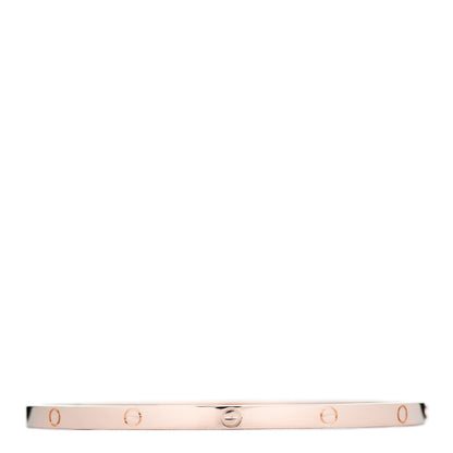 Cartier 18K Pink Gold Small LOVE Bracelet 18 3 of 4