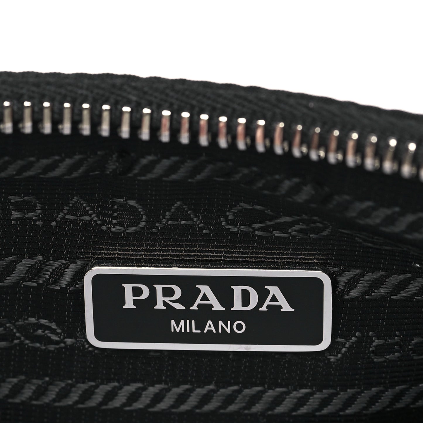 Tessuto Nylon Saffiano Mini Re-Edition 2005 Bag Black