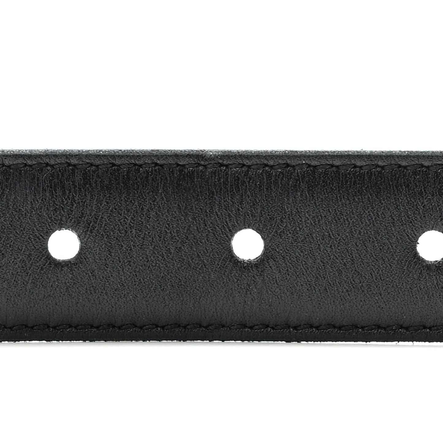 Brushed Calfskin Folk Buckle Belt 95 38 Black