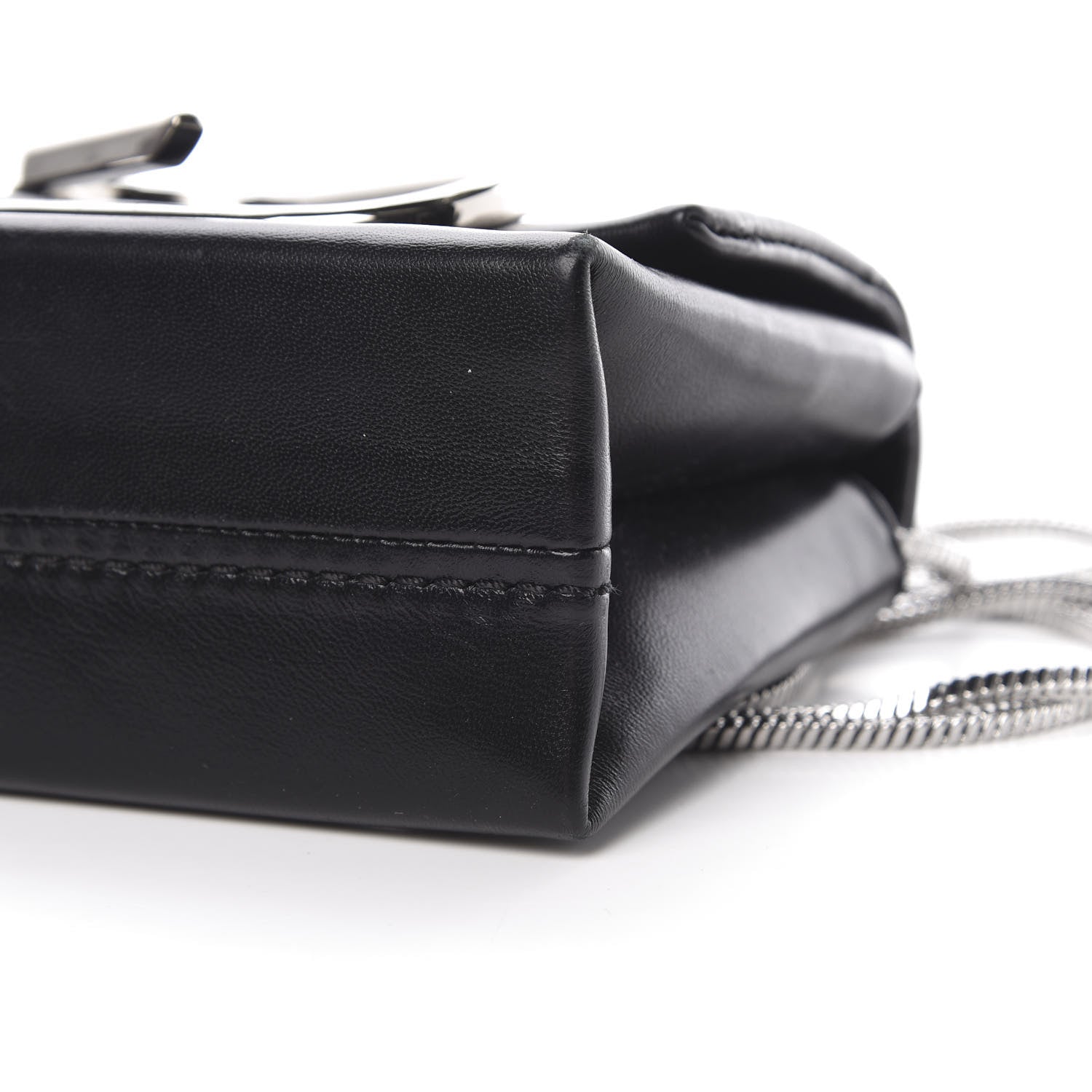 3.1 Phillip Lim 3.1 Calfskin Alix Soft Flap Clutch Black 10 of 11