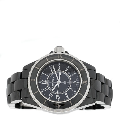 Chanel Stainless Steel Ceramic 33mm J12 Quartz Watch Black 2 of 4