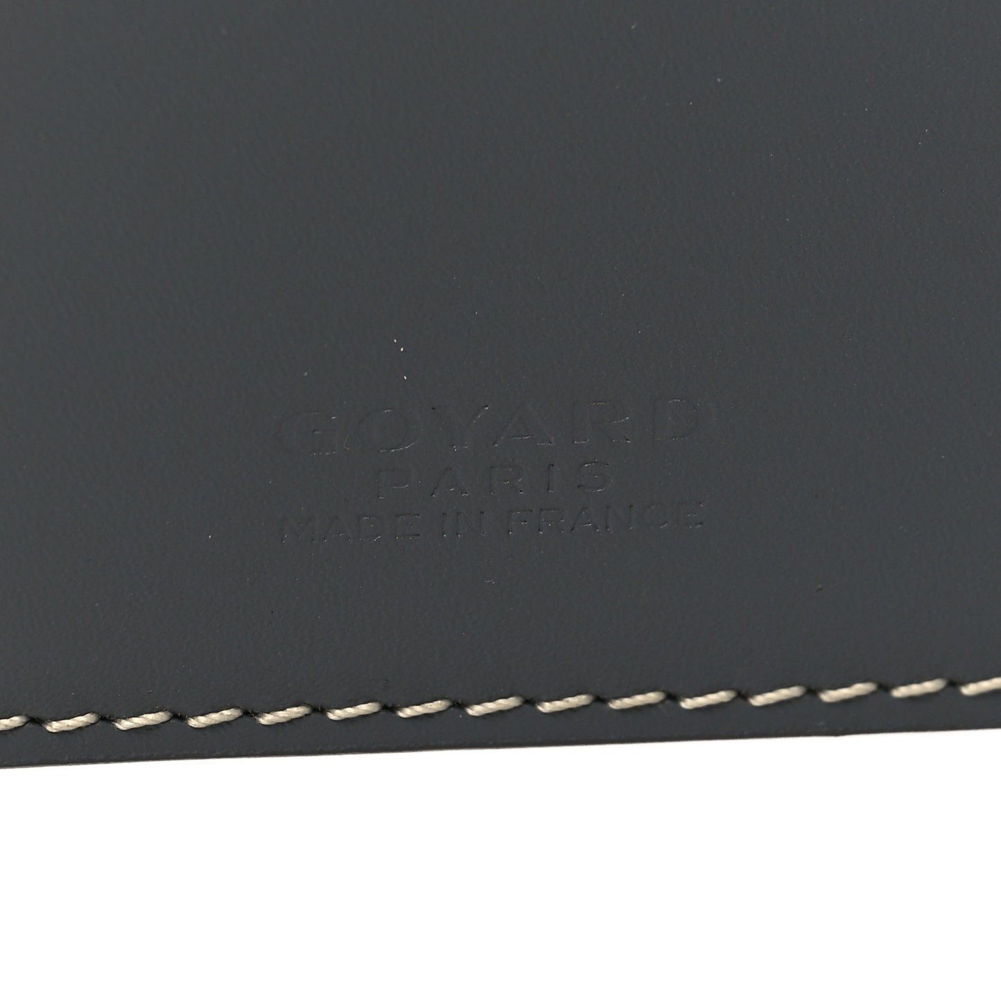 Goyardine Grenelle Passport Wallet Grey