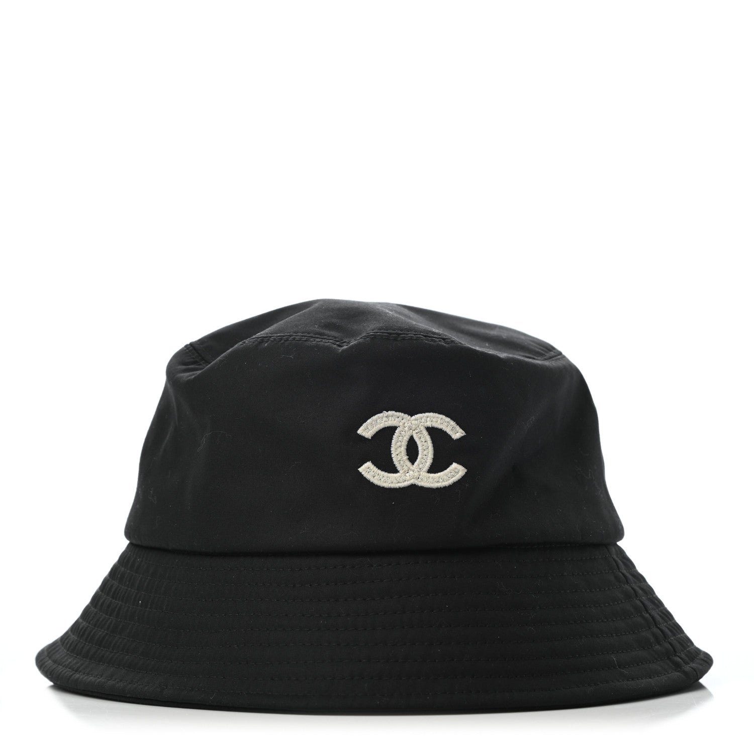 Chanel Cotton CC Bucket Hat M Black 3 of 7