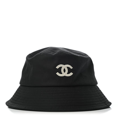Chanel Cotton CC Bucket Hat M Black 3 of 7