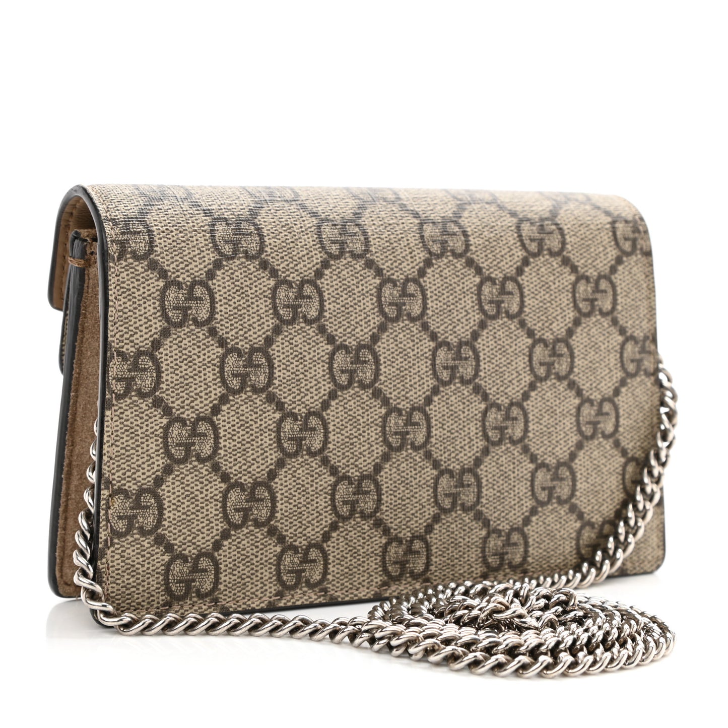GG Supreme Monogram Super Mini Dionysus Shoulder Bag Taupe