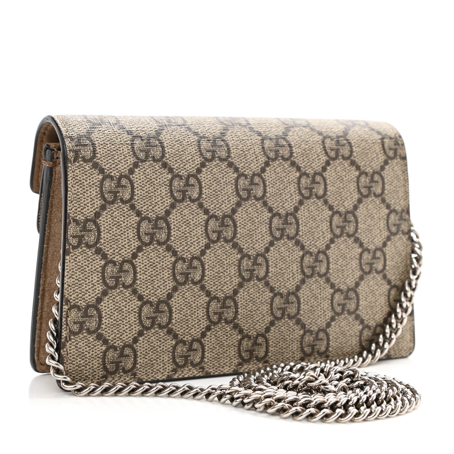 Gucci GG Supreme Monogram Super Mini Dionysus Shoulder Bag Taupe 3 of 9