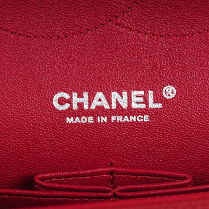 Chanel Caviar Quilted Jumbo Double Flap Dark Red 7 of 9