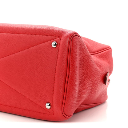 Hermes Taurillon Clemence Victoria II 35 Rouge Casaque 10 of 10