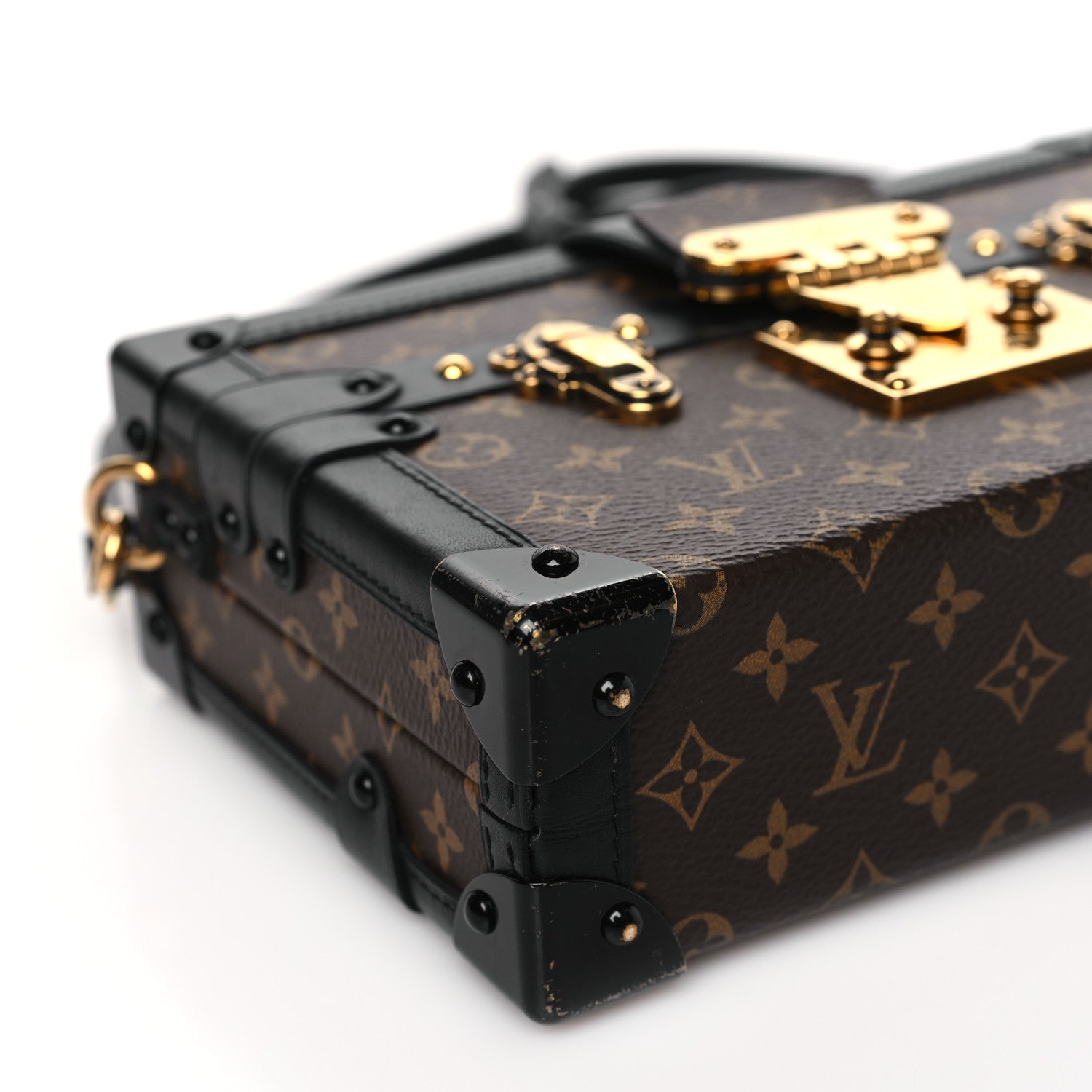 Louis Vuitton Monogram Petite Malle Black 8 of 12