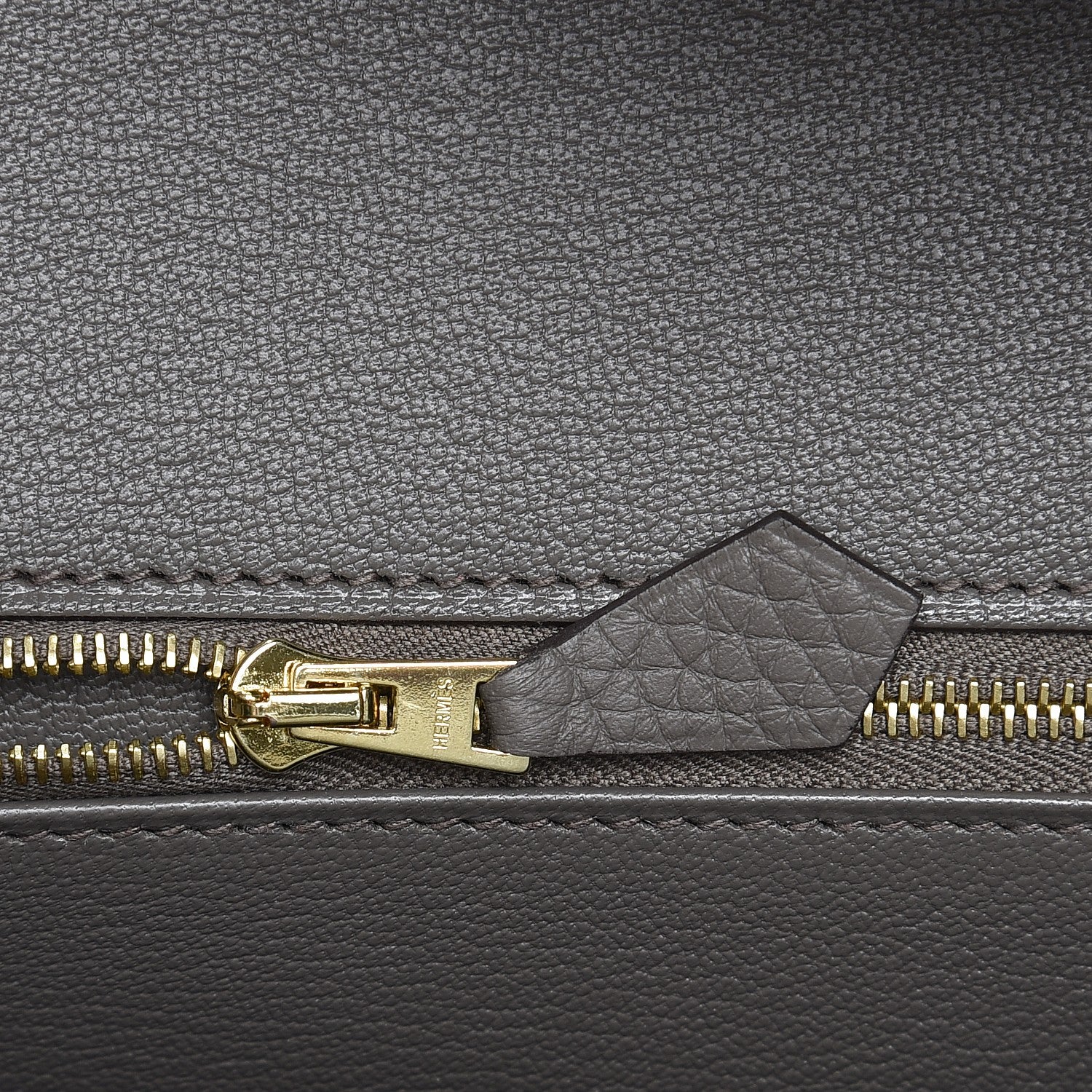 Hermes Taurillon Clemence Birkin 30 Etain 9 of 34