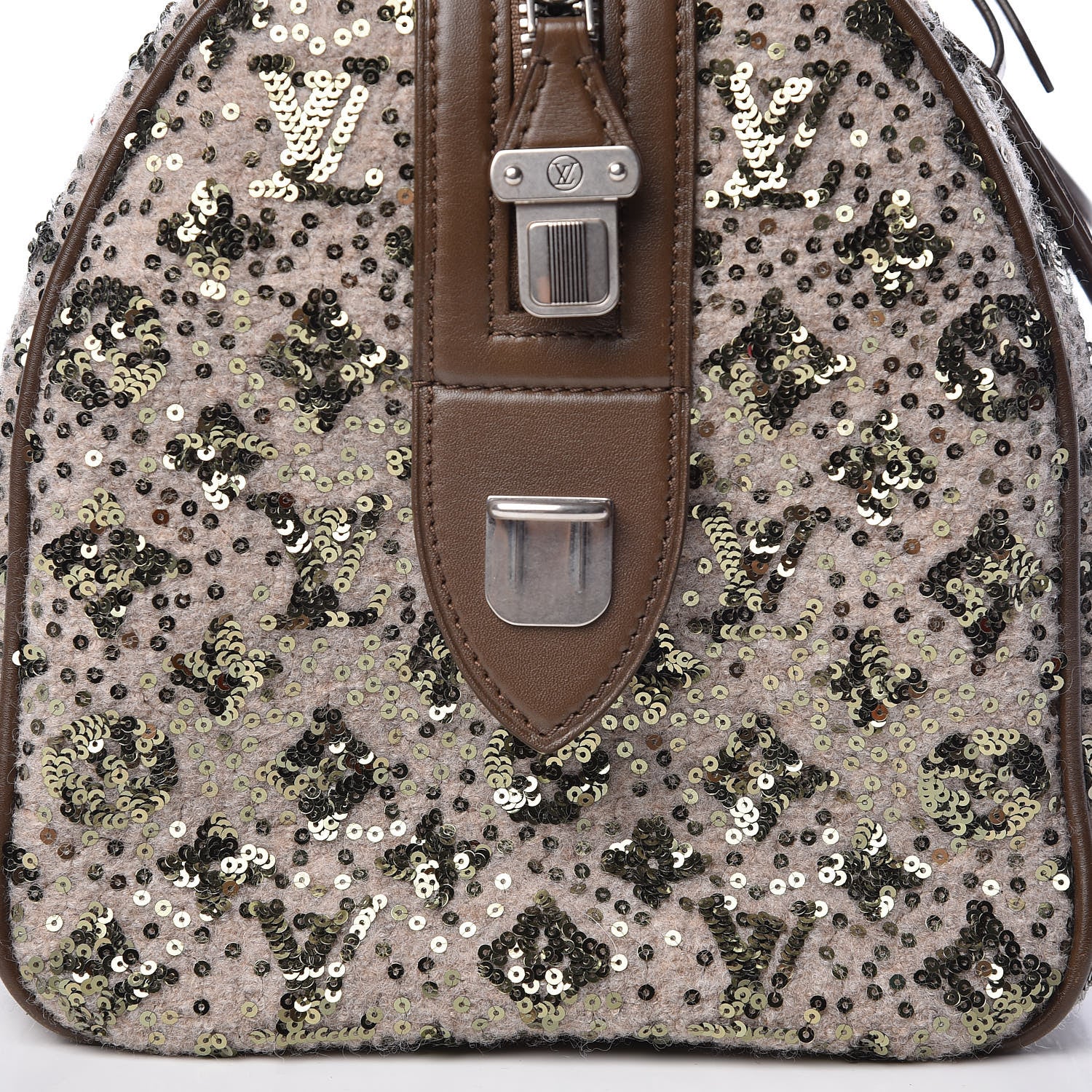Louis Vuitton Sequin Monogram Sunshine Express Speedy Kaki 13 of 18