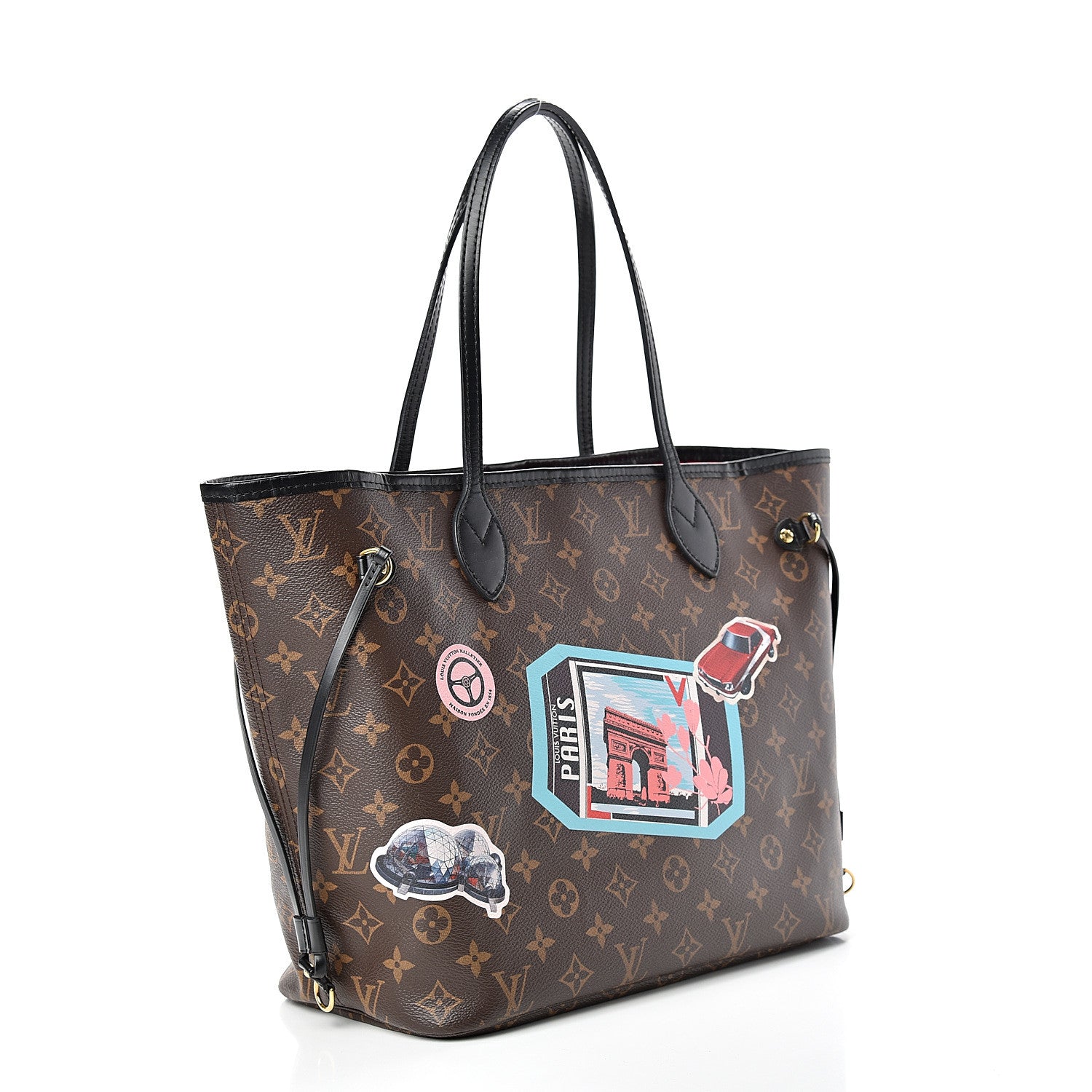 Louis Vuitton Monogram World Tour Neverfull MM 3 of 12