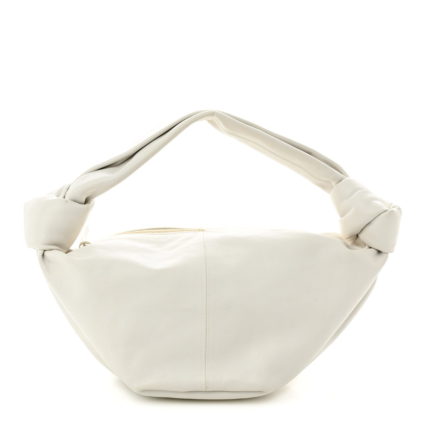 Calfskin Mini Double Knot Bag White