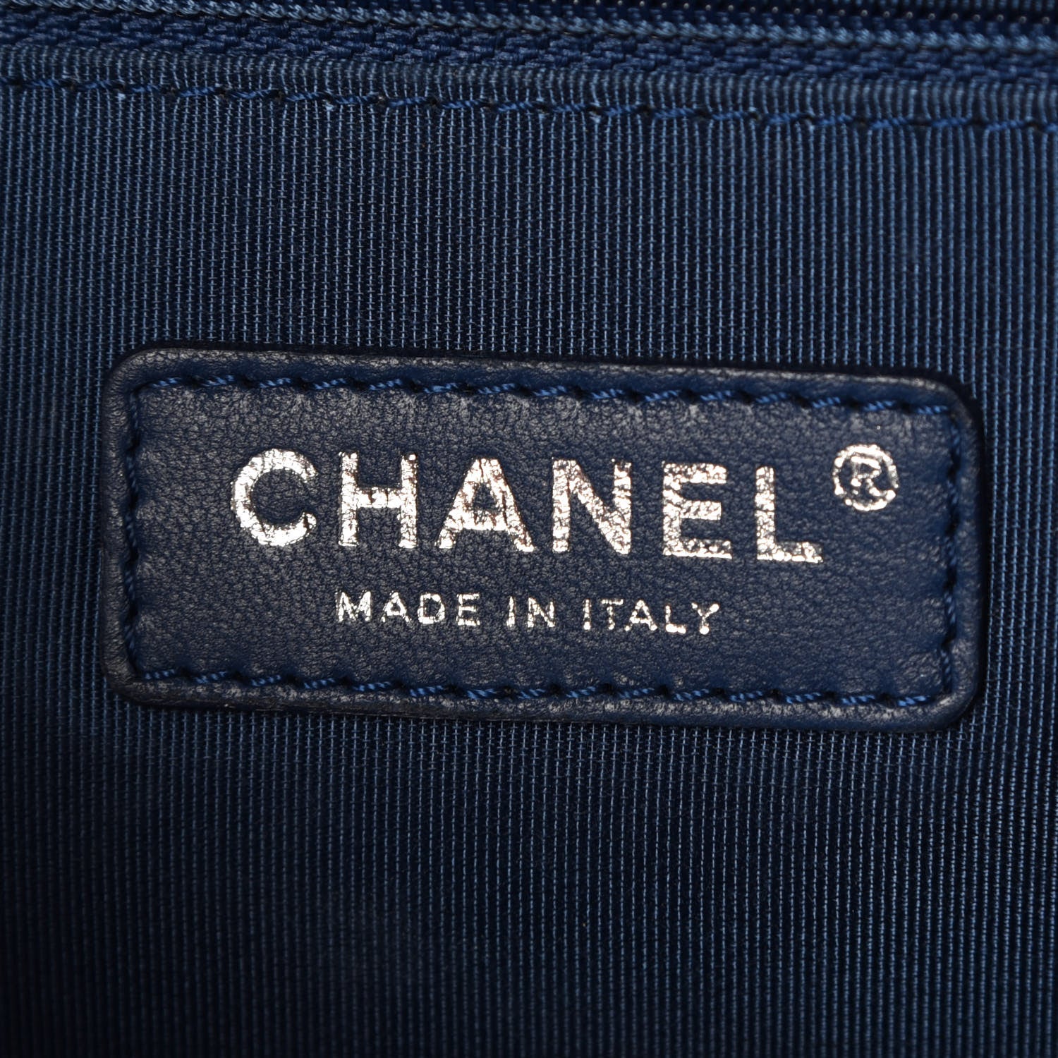 Chanel Caviar Quilted New Medium Boy Flap Dark Navy Blue 8 of 14
