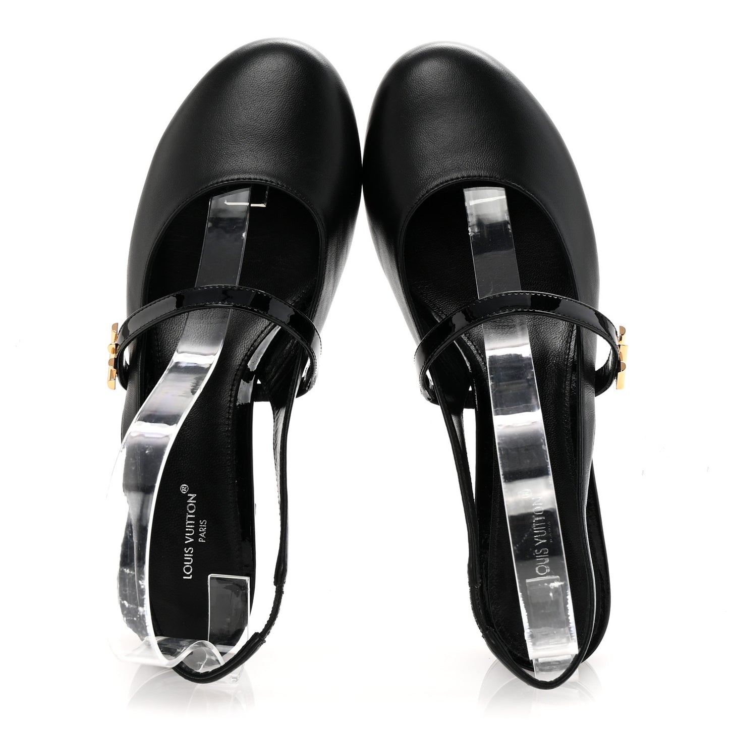 Lambskin Patent Romy Slingback Pumps 37 Black