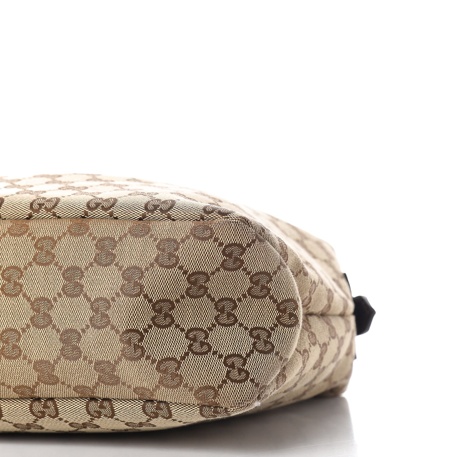 Gucci Monogram Medium Horsebit Chain Hobo Dark Brown 8 of 10