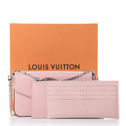 Louis Vuitton Epi Pochette Felicie Rose Ballerine 14 of 14