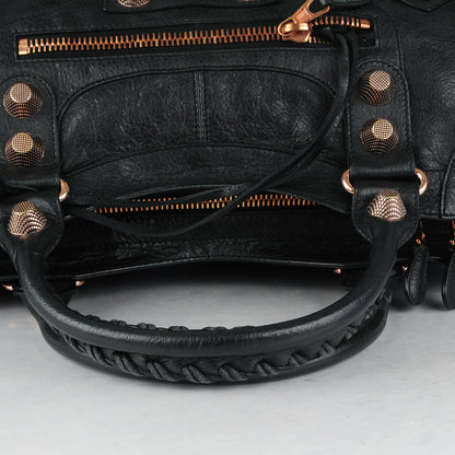 Balenciaga Agneau Giant 21 Rose Gold Hardware Part Time Black 6 of 8