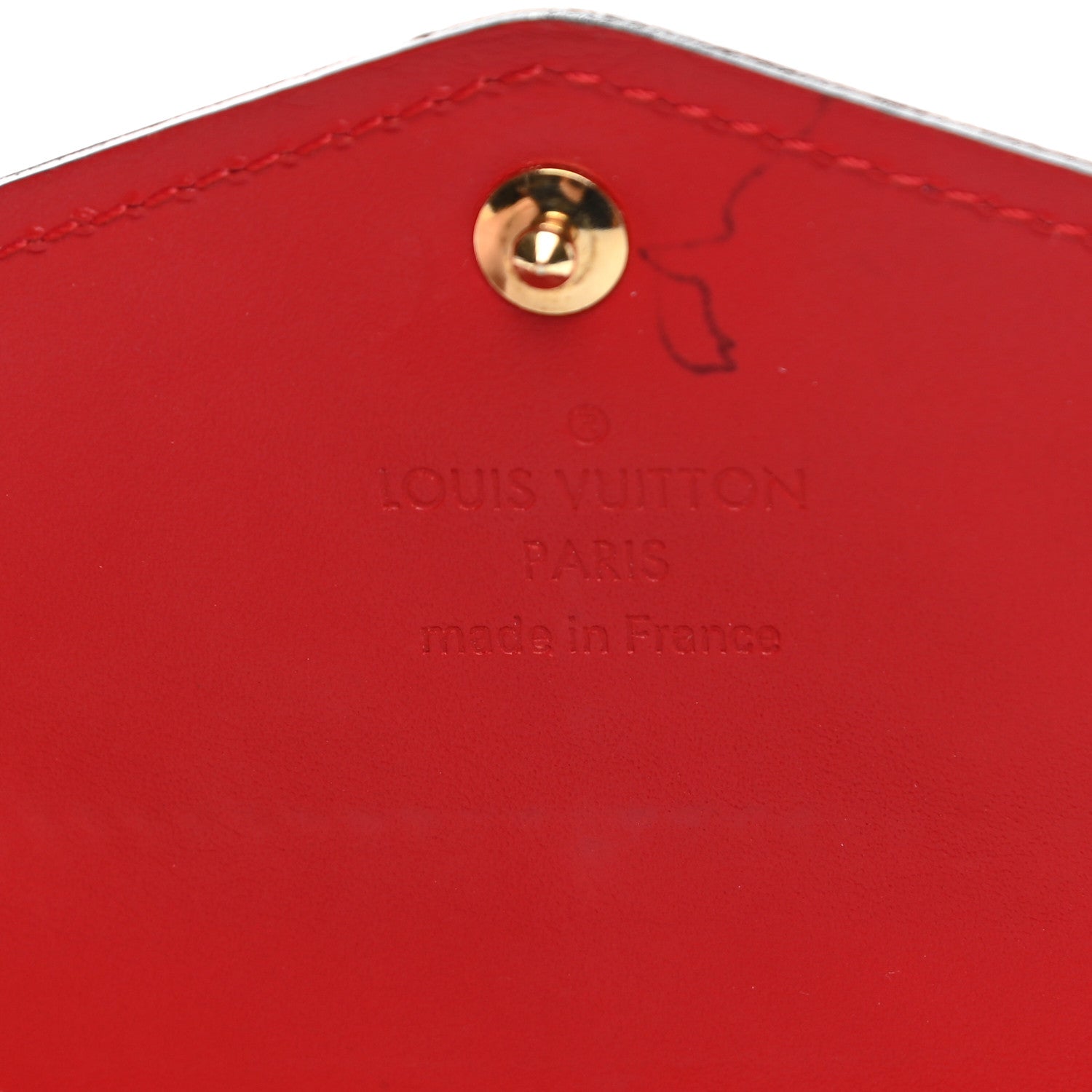 Louis Vuitton Vernis Sarah Wallet NM Cherry 7 of 10