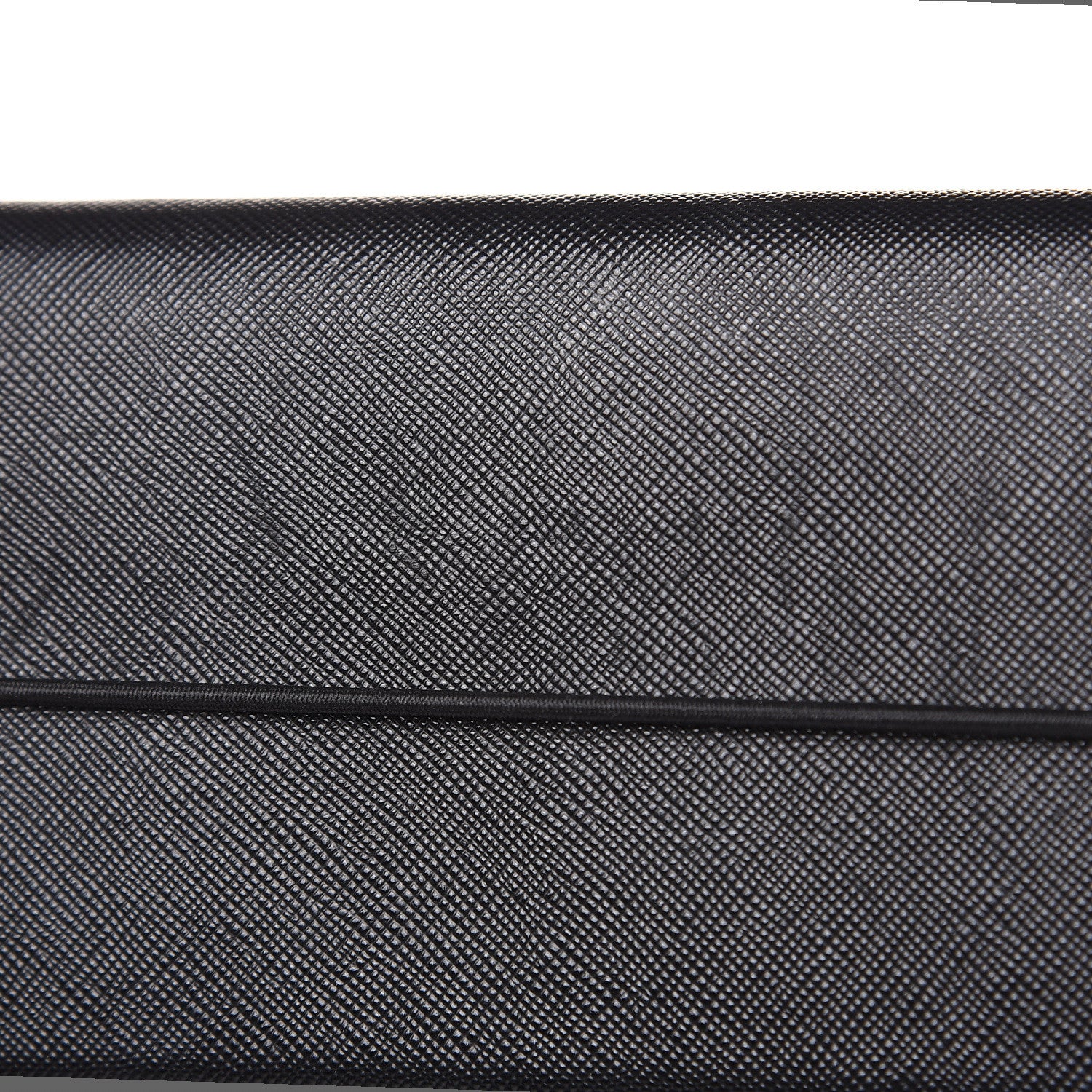 Prada Saffiano Travel Wallet Black Rosso 10 of 11