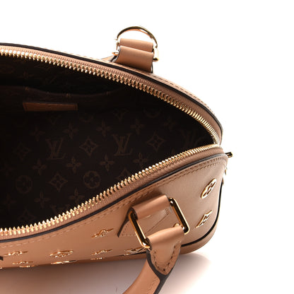 Louis Vuitton Calfskin Metal Monogram Alma BB Camel Brown 5 of 11