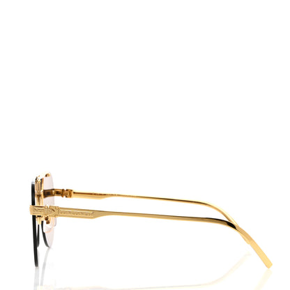 Louis Vuitton Metal LV Ash Sunglasses Z1261W Gold 3 of 7