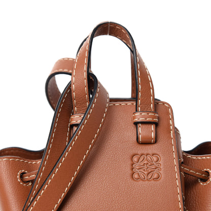 Loewe Calfskin Canvas Mini Hammock Shoulder Bag Natural Tan 12 of 12