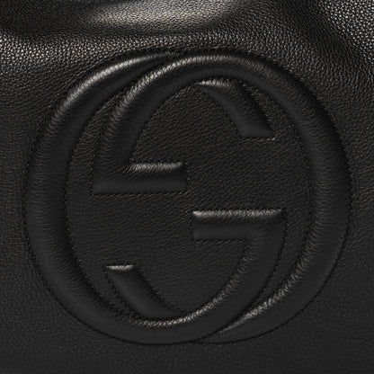 Gucci Pebbled Calfskin Soho Hobo Black 8 of 10