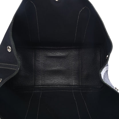 Hermes Toile Vache Country Garden Party 36 Black 4 of 5