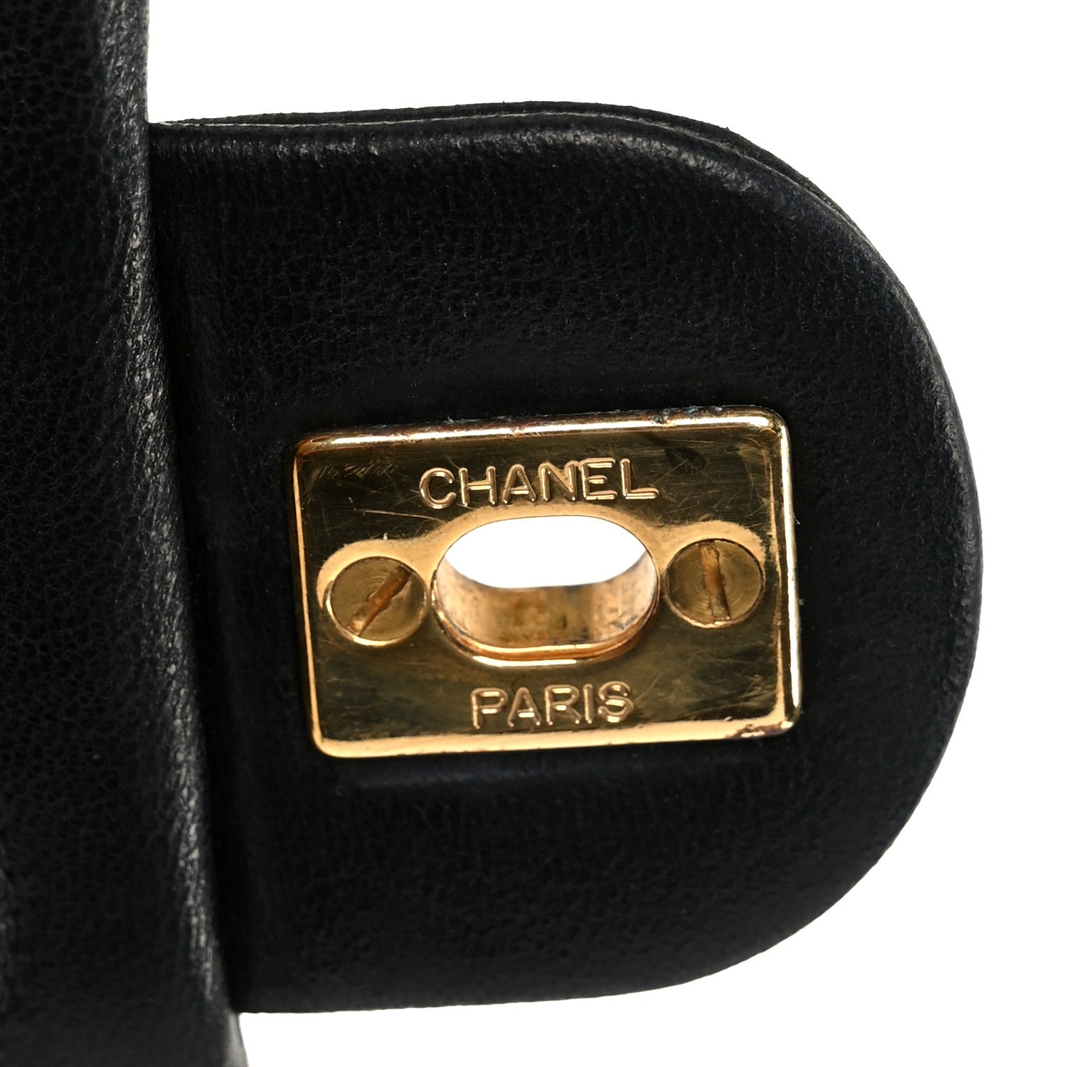 Chanel Lambskin Quilted Mini Square Flap Black 7 of 12