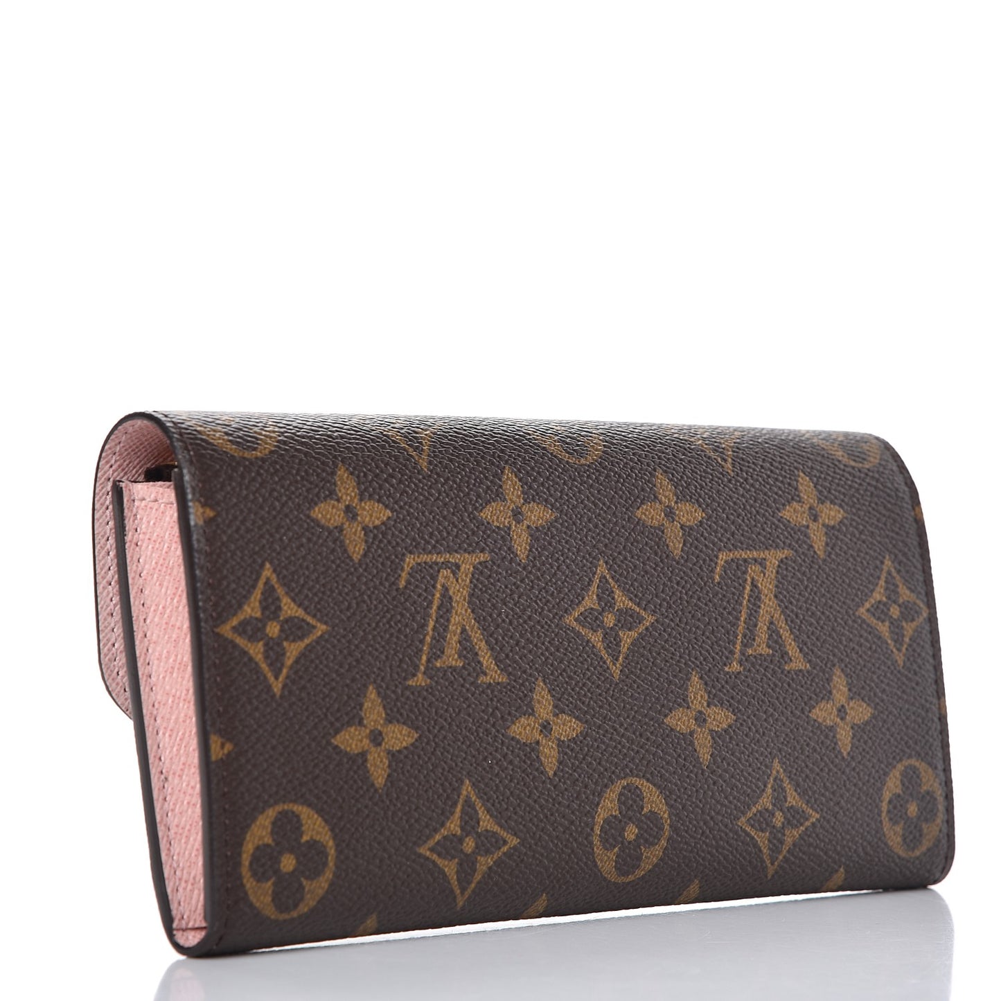 Monogram Emilie Wallet Rose Ballerine