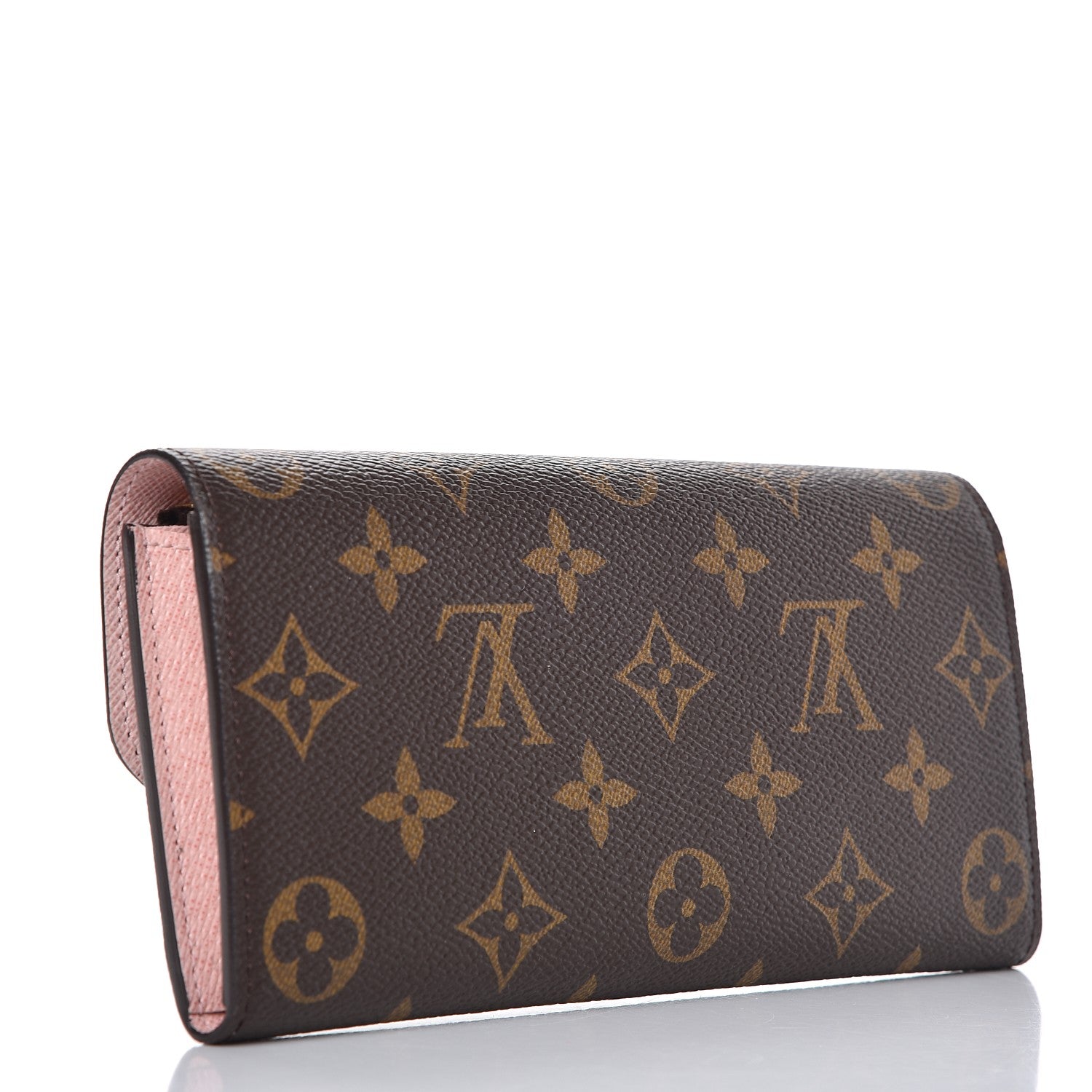 Louis Vuitton Monogram Emilie Wallet Rose Ballerine 3 of 8