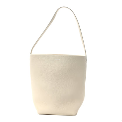The Row Grained Calfskin Medium N/S Park Tote Ivory 1 of 8