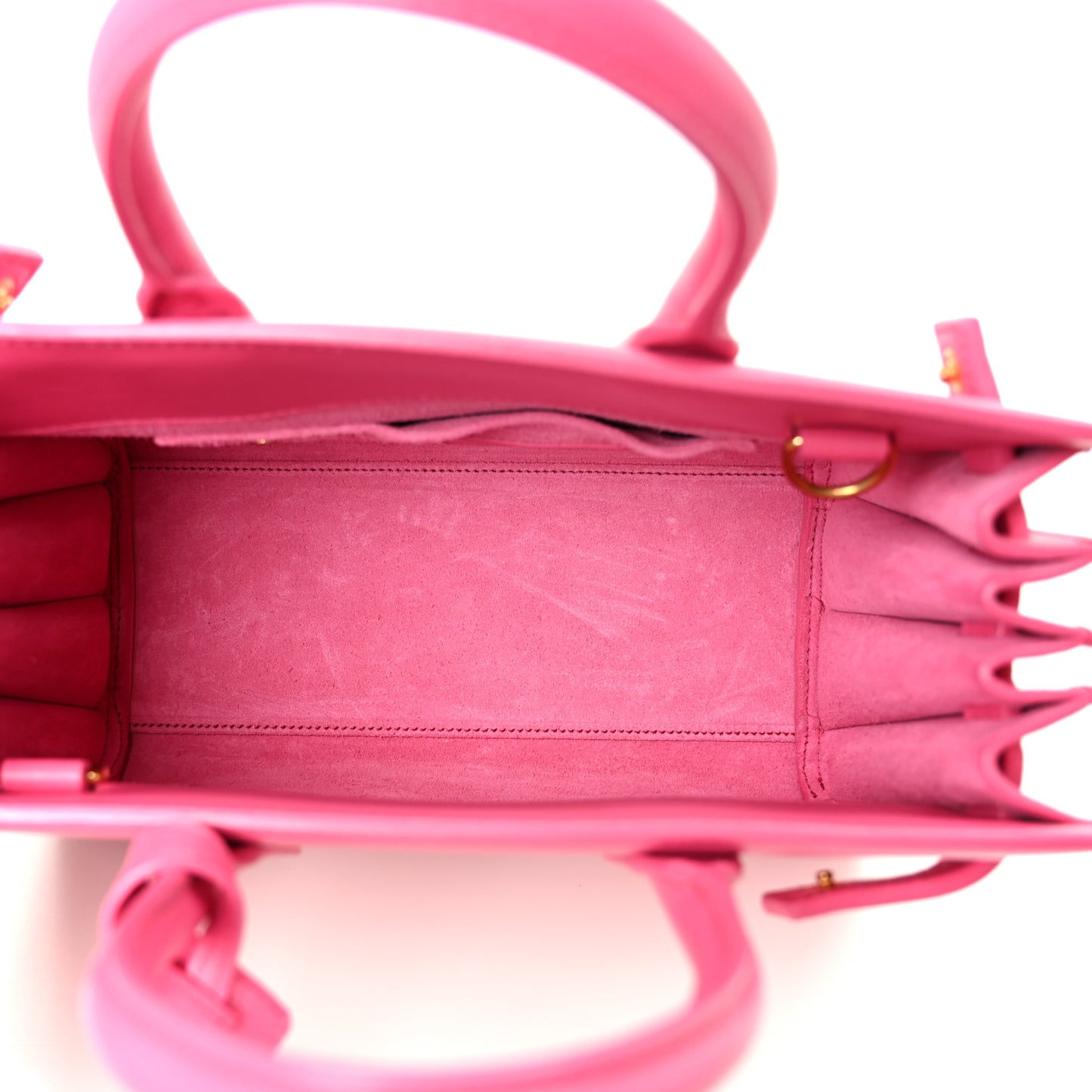 Calfskin Nano Sac De Jour Lipstick Fuchsia