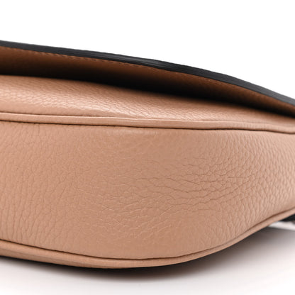 Gucci Pebbled Calfskin Medium Soho Flap Crossbody Camelia 10 of 10