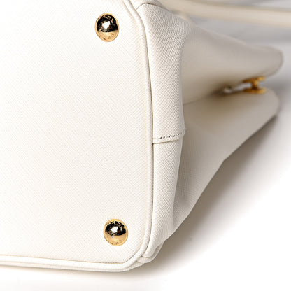 Prada Saffiano Medium Galleria Double Zip Tote Talco 10 of 10