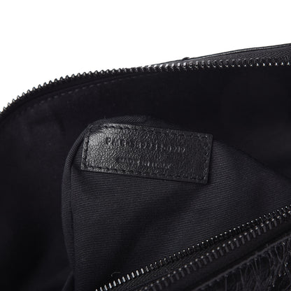 Saint Laurent Crinkled Calfskin Matelasse Monogram Niki Body Bag Black 9 of 10