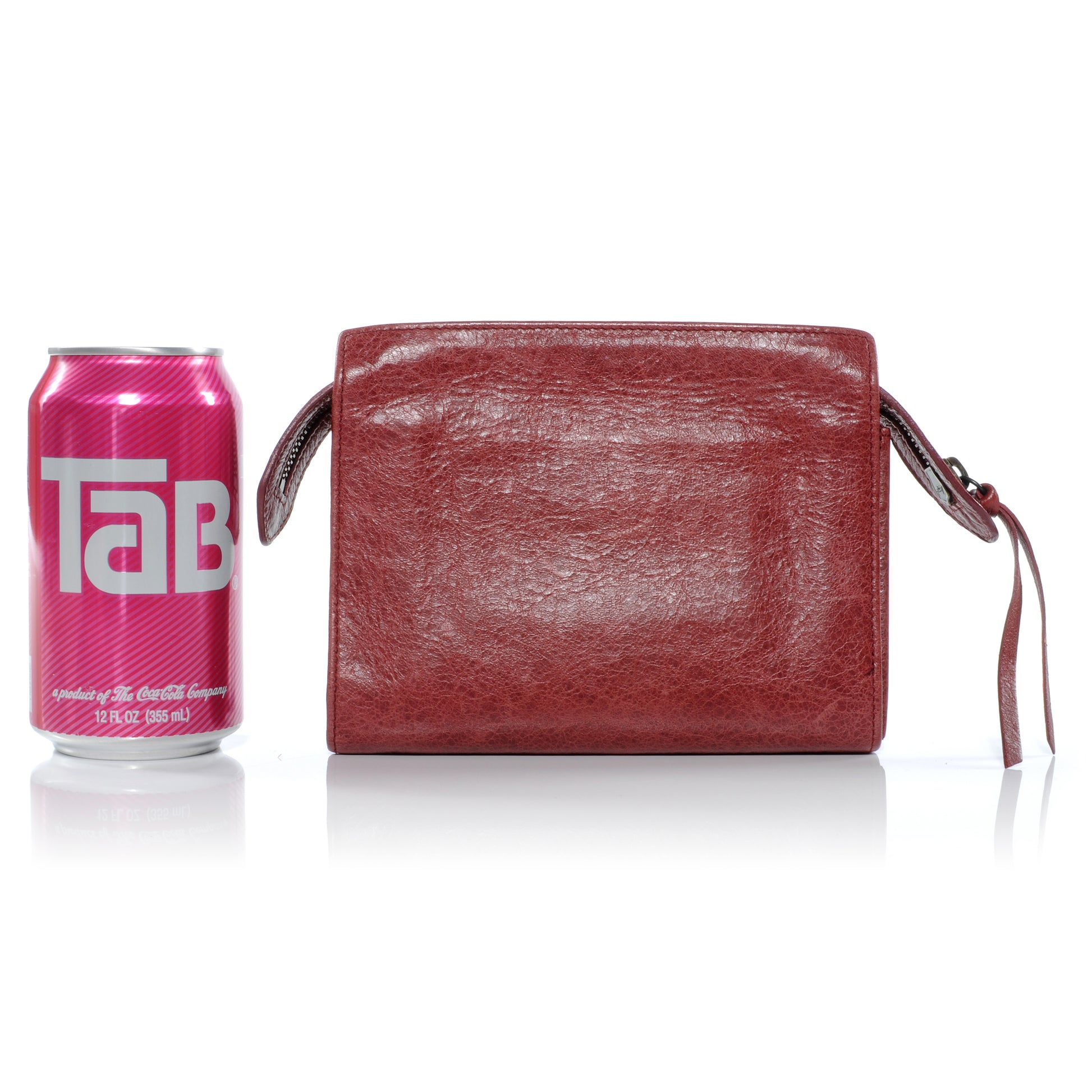 Balenciaga Agneau Mini Traveler Wallet Sanguine 2 of 7