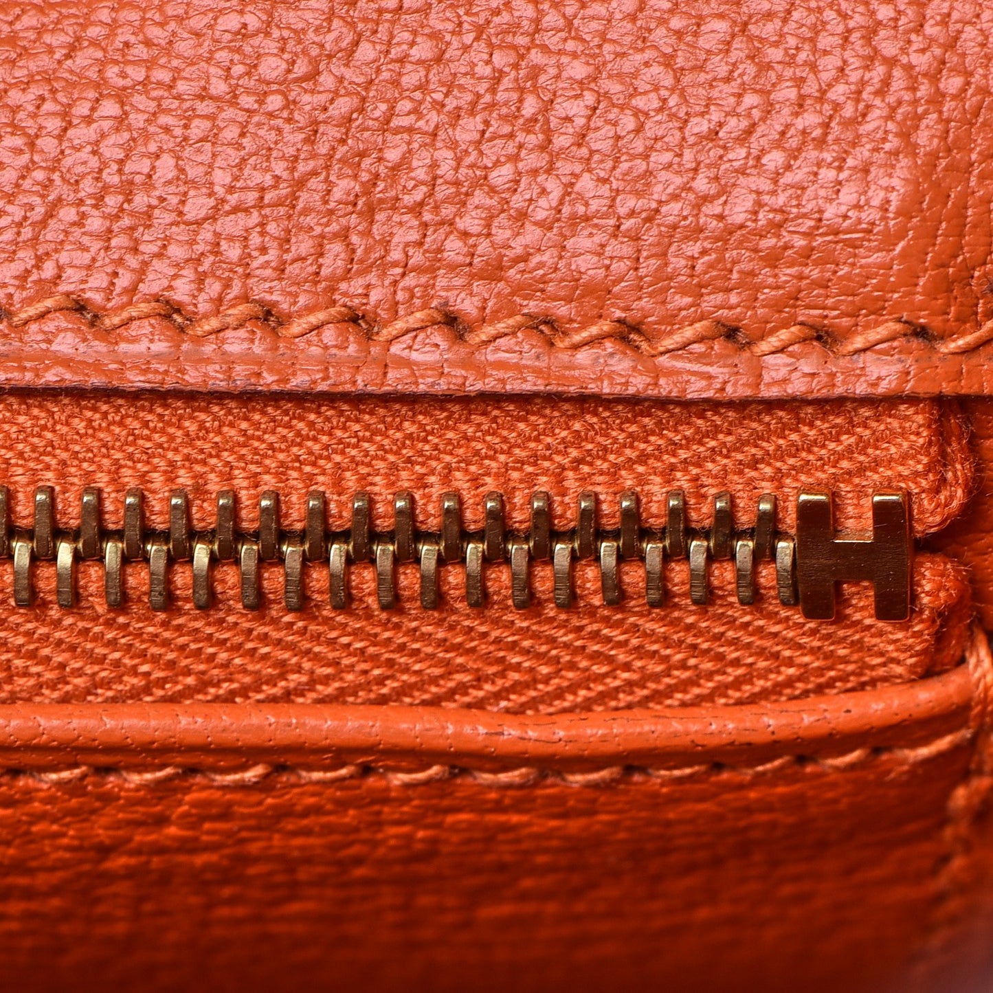 Ostrich Birkin 30 Orange
