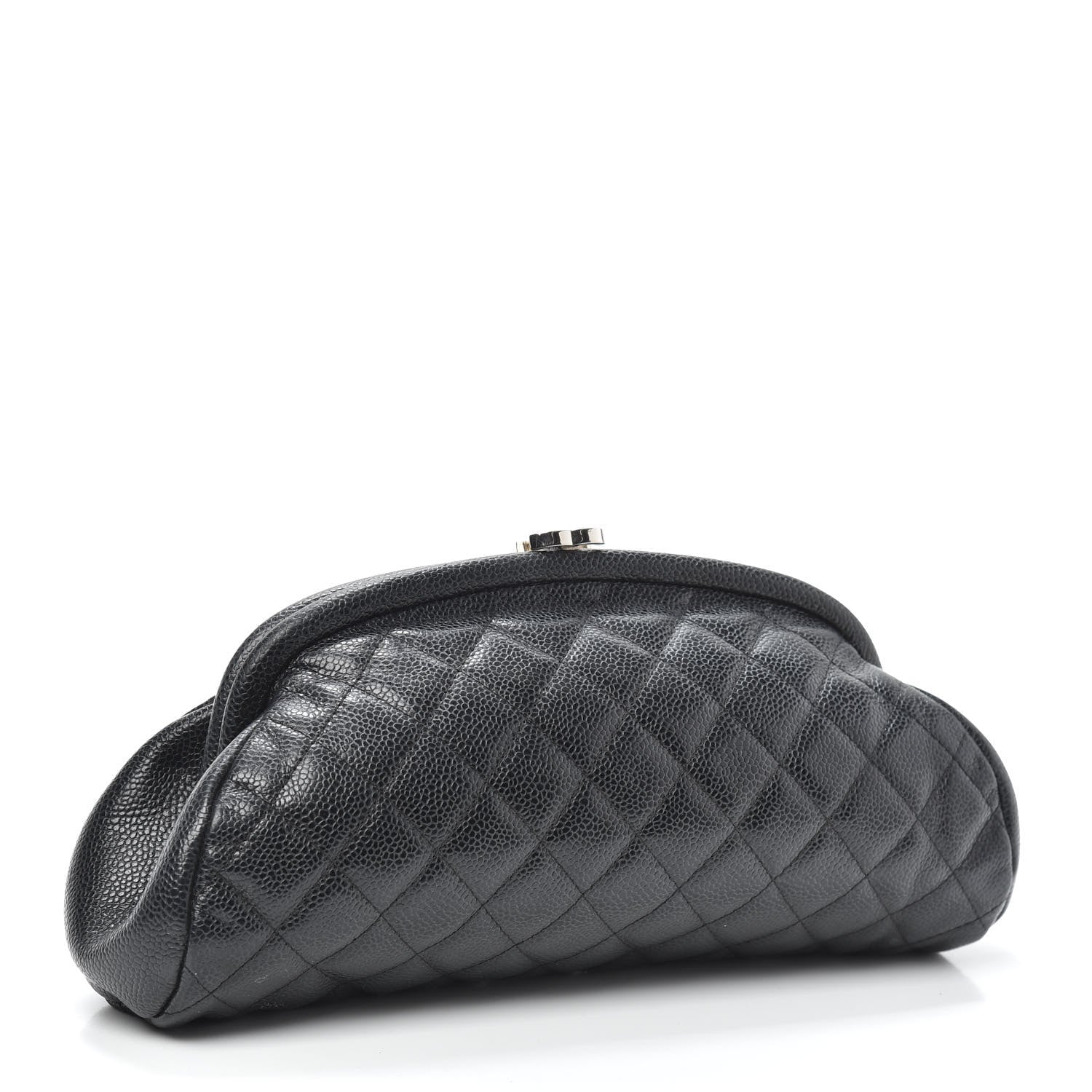 Chanel Caviar Quilted Timeless Clutch Black 3 of 9