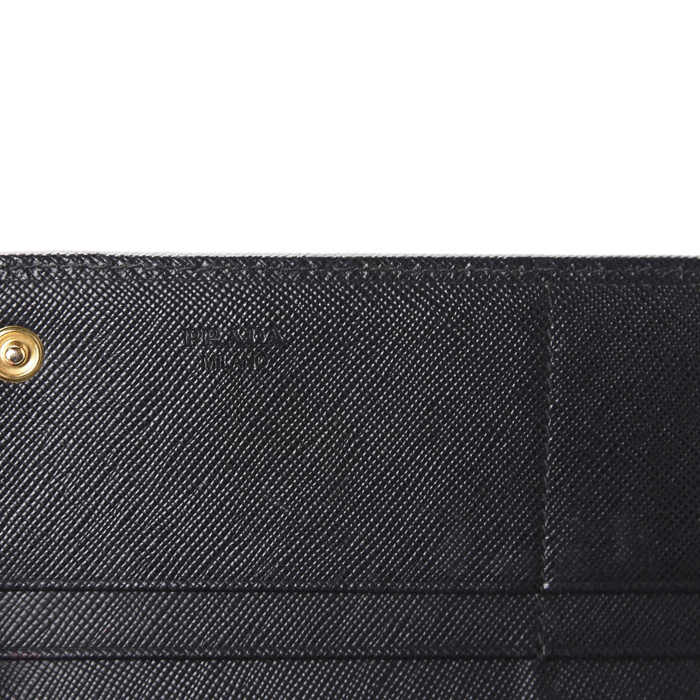Saffiano Bow Continental Wallet Black