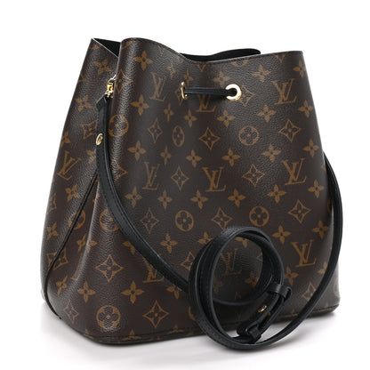 Louis Vuitton Monogram Neonoe MM Black 3 of 12