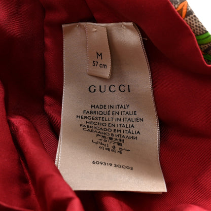 Gucci Silk Monogram Flora Print Headband M Red 5 of 7