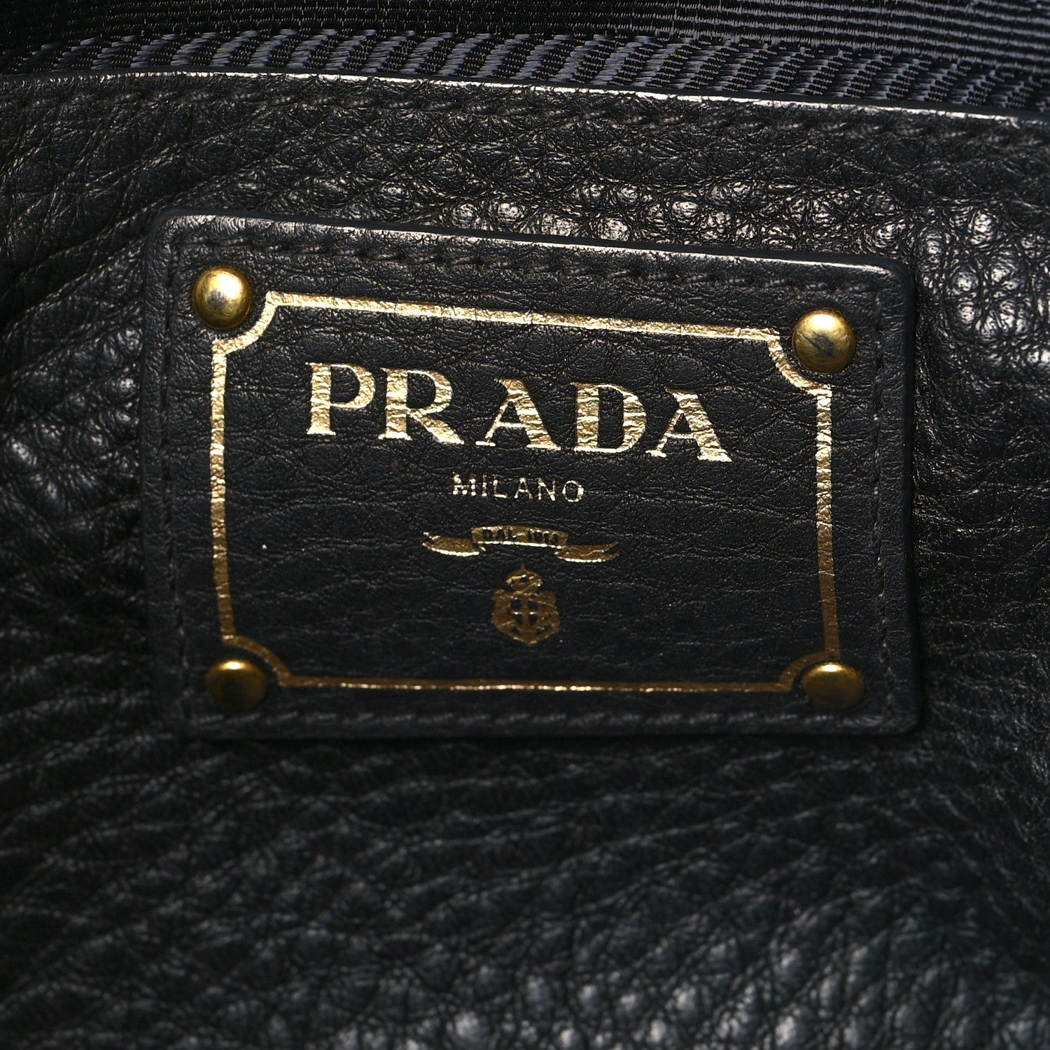 Prada Vitello Daino Shopping Satchel Black 6 of 15