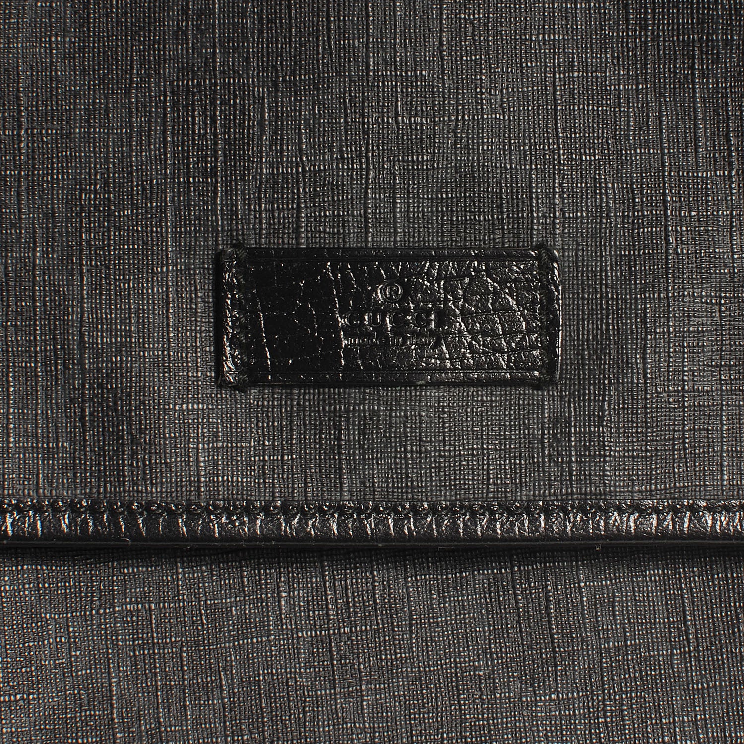 Gucci GG Plus Monogram Medium Flap Messenger Bag Black 5 of 8