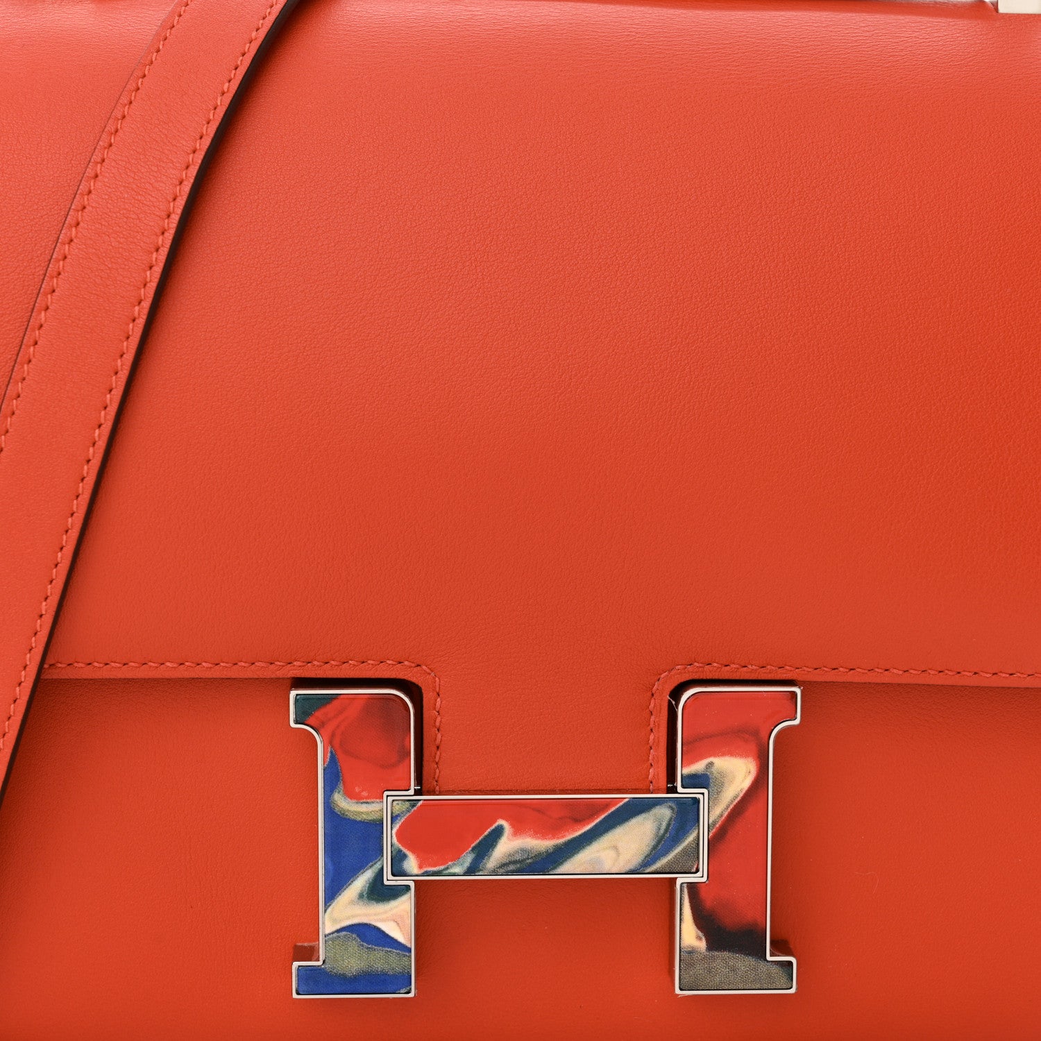 Hermes Swift Marble Constance 24 Capucine 8 of 10