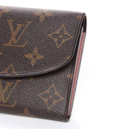 Louis Vuitton Monogram Emilie Wallet Rose Ballerine 8 of 11